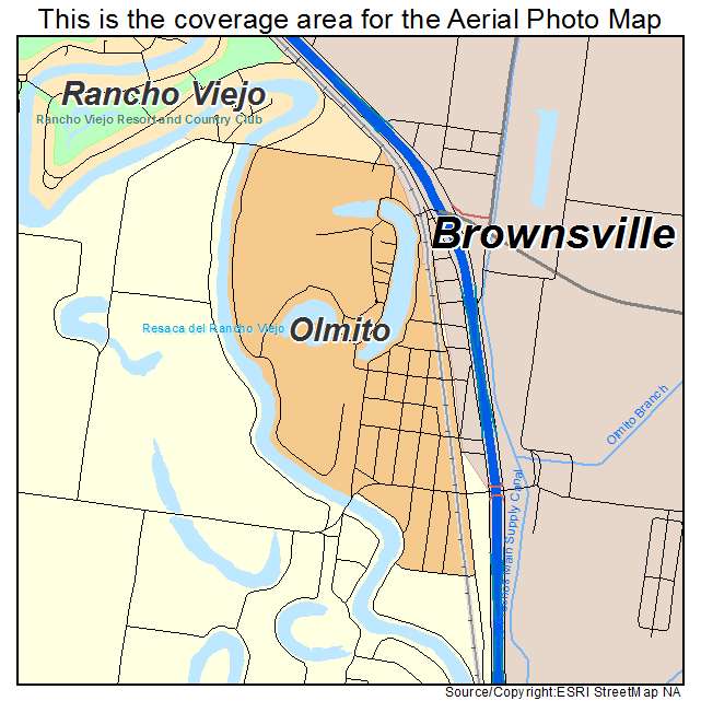 Olmito, TX location map 