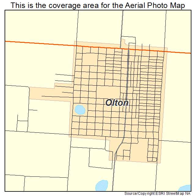 Olton, TX location map 