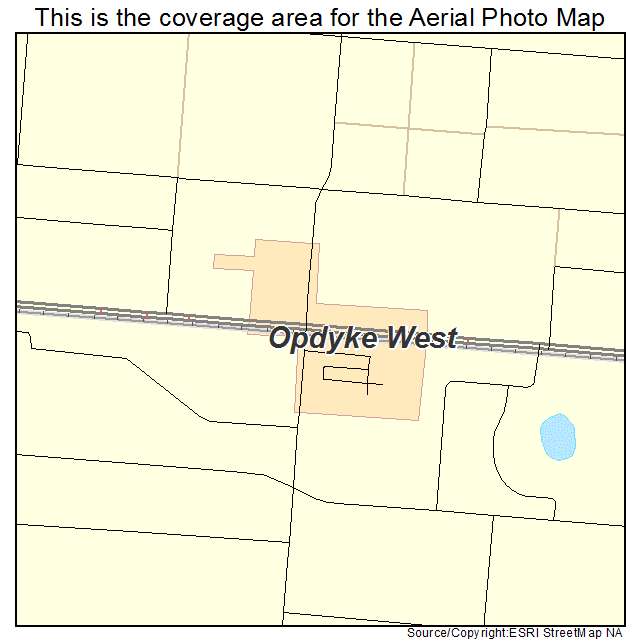 Opdyke West, TX location map 
