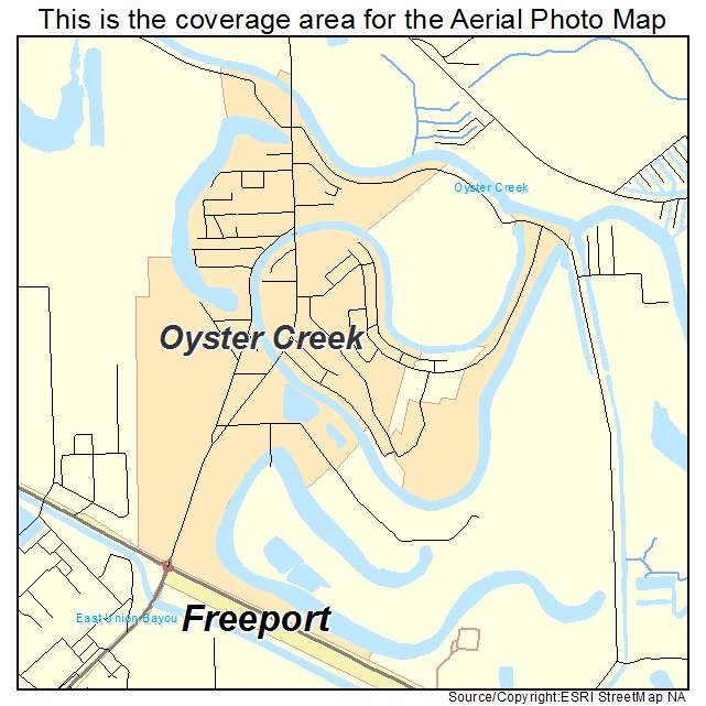 Oyster Creek, TX location map 