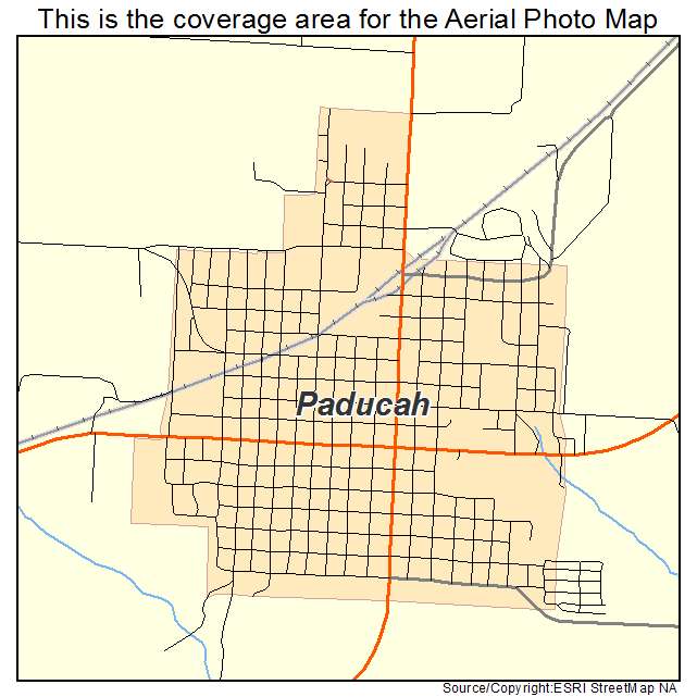 Paducah, TX location map 