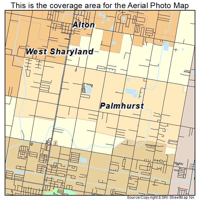 Palmhurst, TX location map 