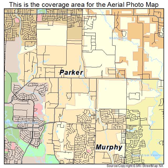 Parker, TX location map 