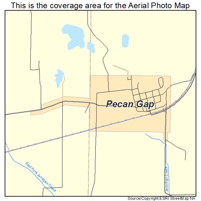 Pecan Gap, TX location map 