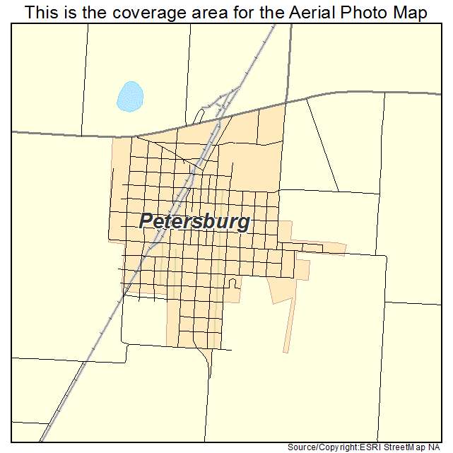 Petersburg, TX location map 