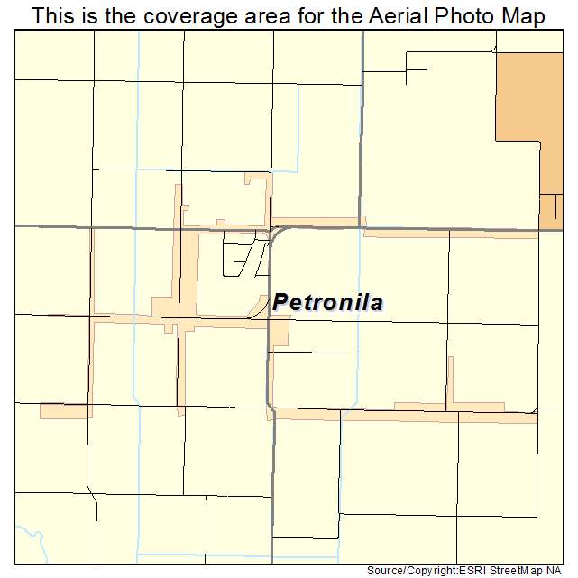 Petronila, TX location map 