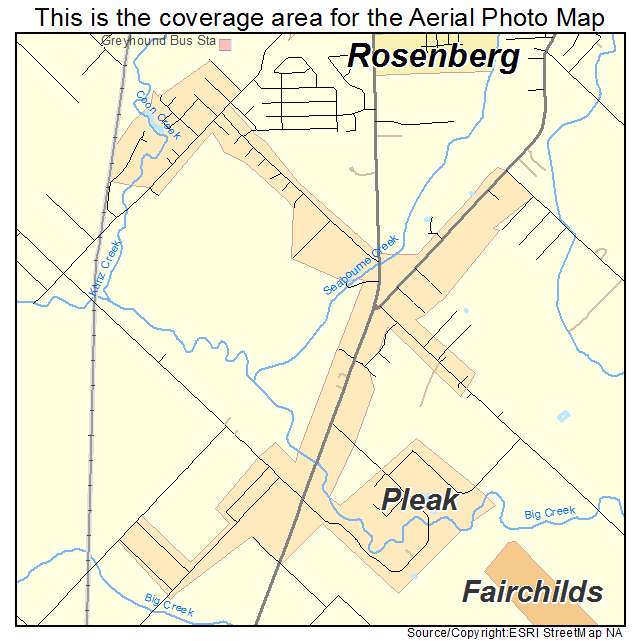 Pleak, TX location map 