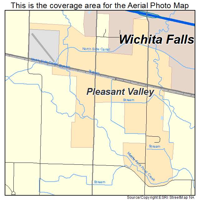 Pleasant Valley, TX location map 