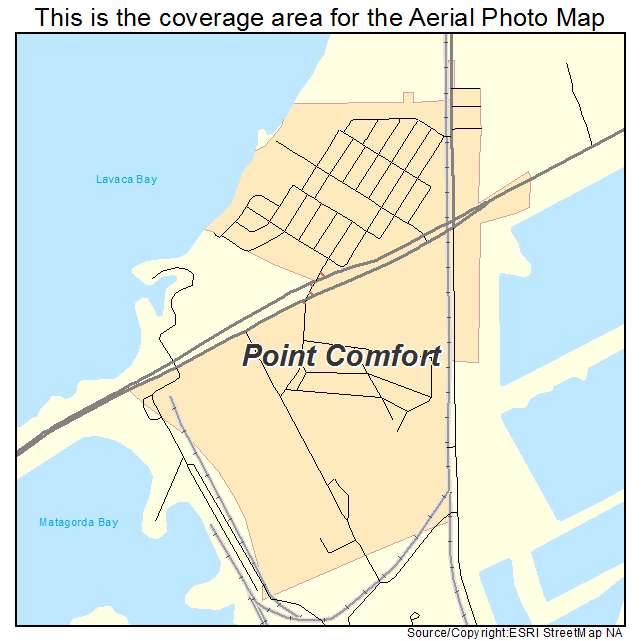 Point Comfort, TX location map 