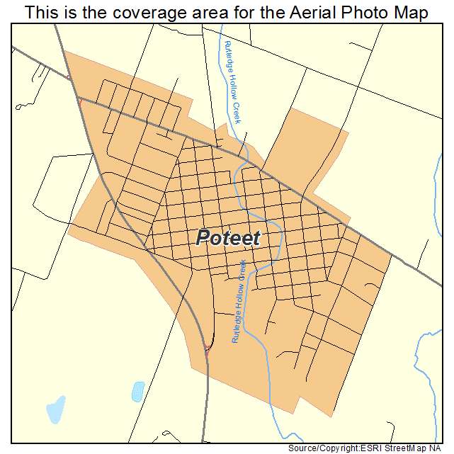 Poteet, TX location map 
