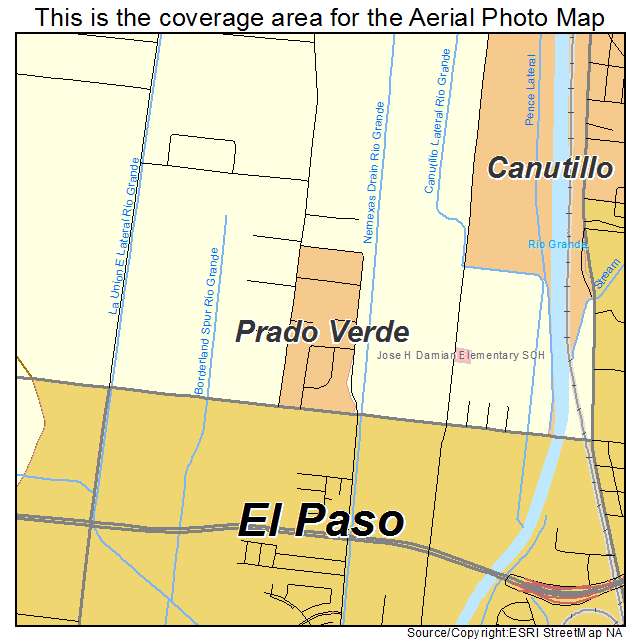 Prado Verde, TX location map 