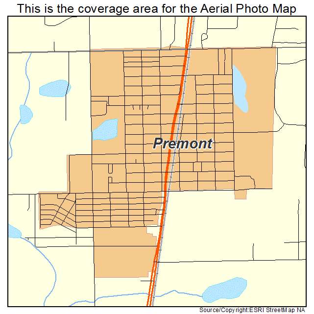 Premont, TX location map 