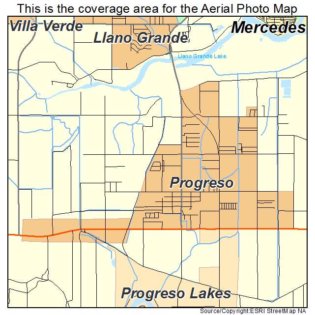 Progreso, TX location map 