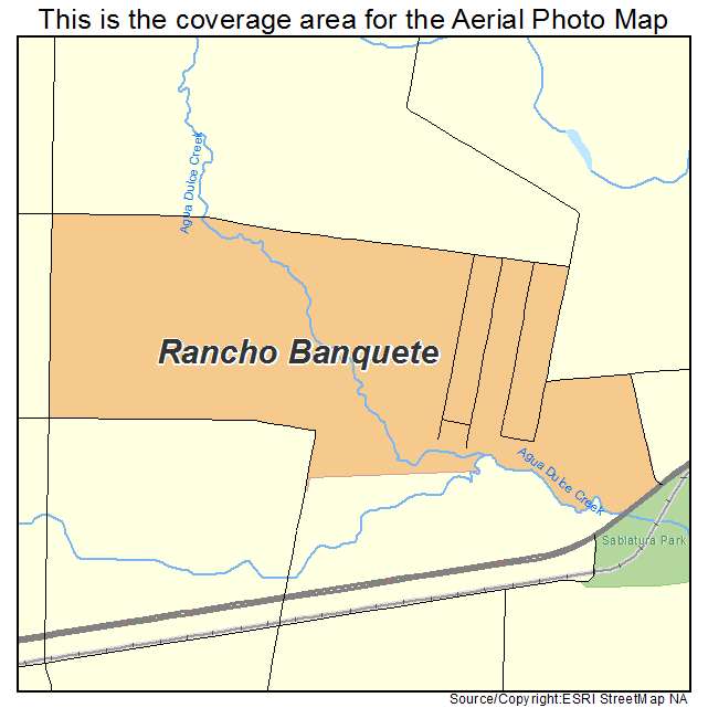 Rancho Banquete, TX location map 