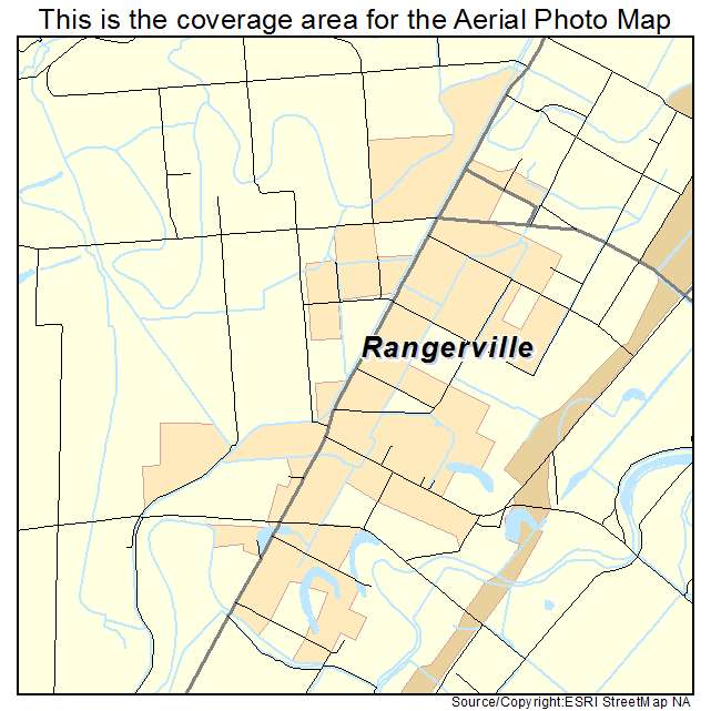 Rangerville, TX location map 