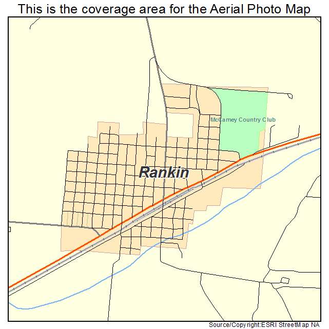 Rankin, TX location map 