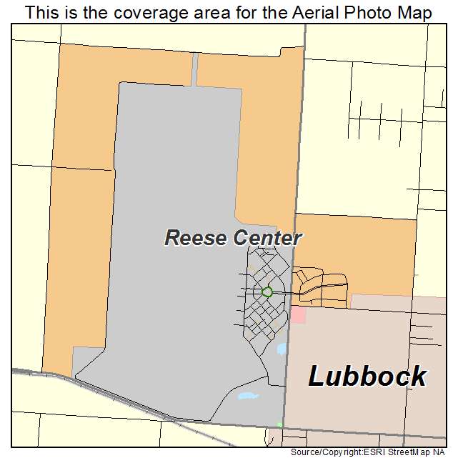Reese Center, TX location map 
