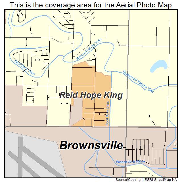 Reid Hope King, TX location map 