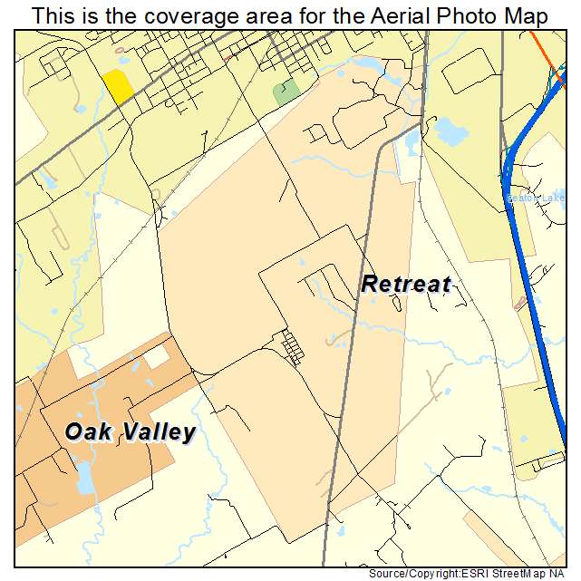 Retreat, TX location map 