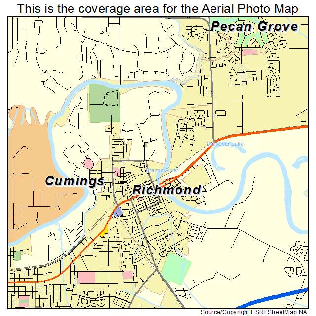 Richmond, TX location map 