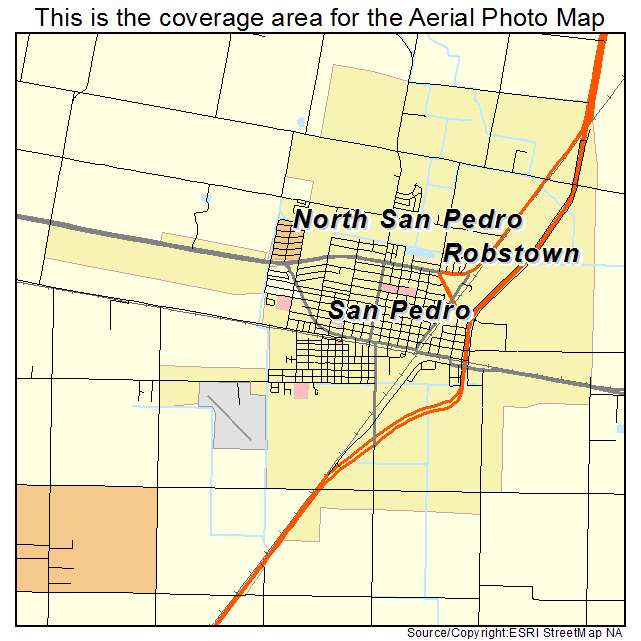 Robstown, TX location map 