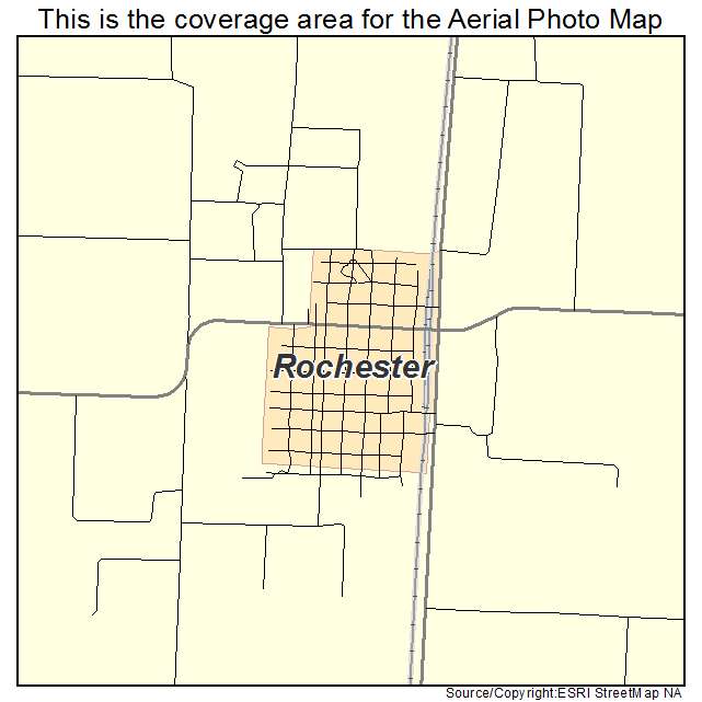 Rochester, TX location map 