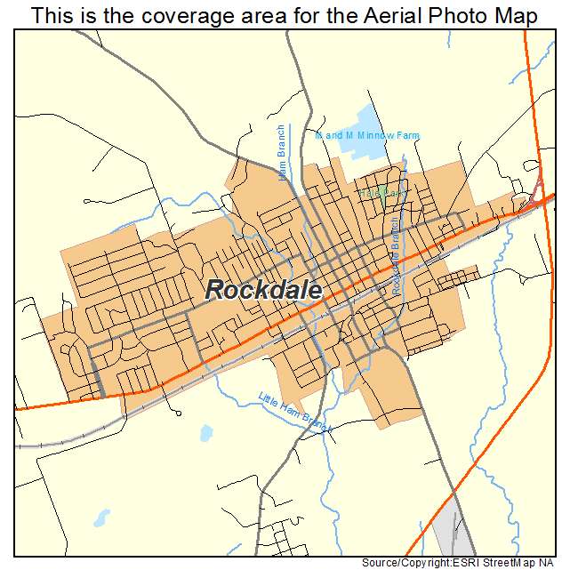 Rockdale, TX location map 