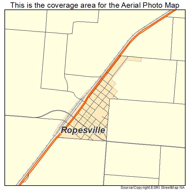 Ropesville, TX location map 