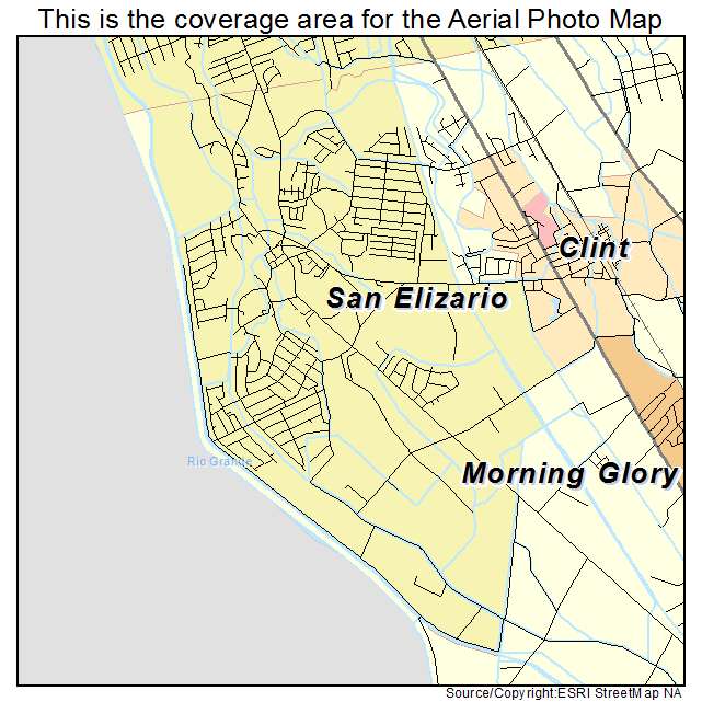 San Elizario, TX location map 