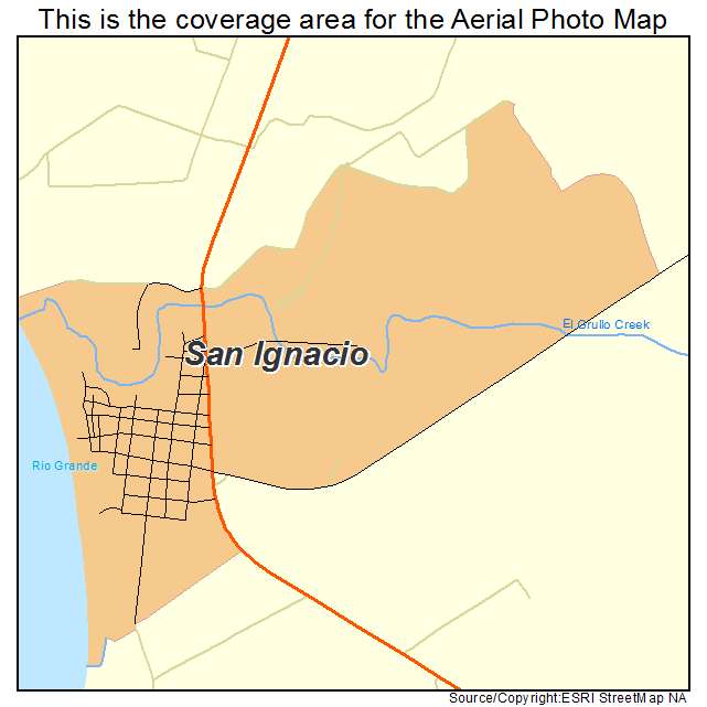 San Ignacio, TX location map 