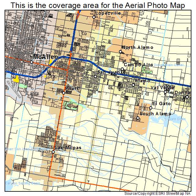 San Juan, TX location map 