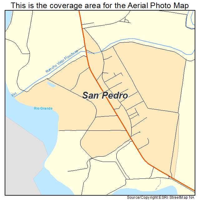 San Pedro, TX location map 