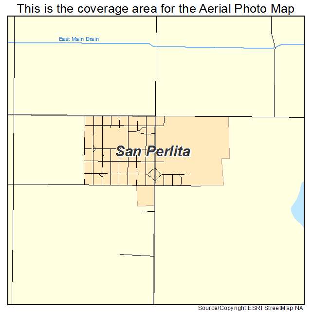 San Perlita, TX location map 