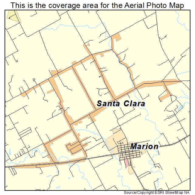Santa Clara, TX location map 