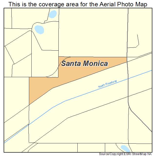 Santa Monica, TX location map 
