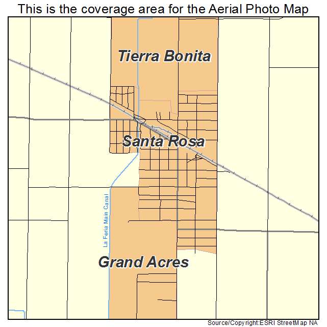 Santa Rosa, TX location map 