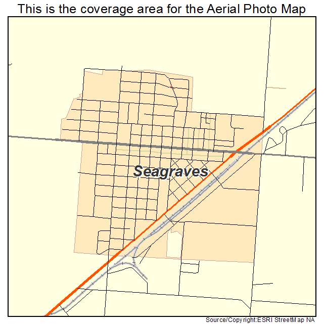 Seagraves, TX location map 