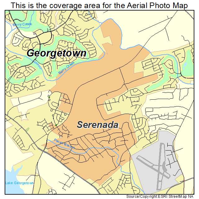 Serenada, TX location map 