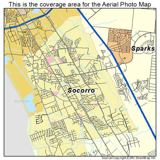 Socorro, TX location map 