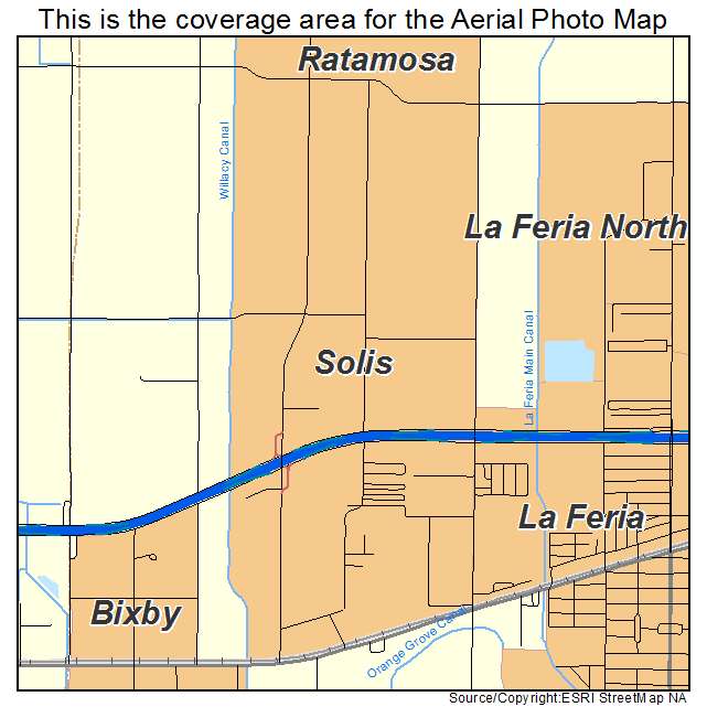Solis, TX location map 