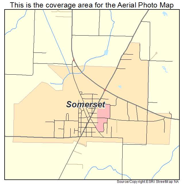 Somerset, TX location map 