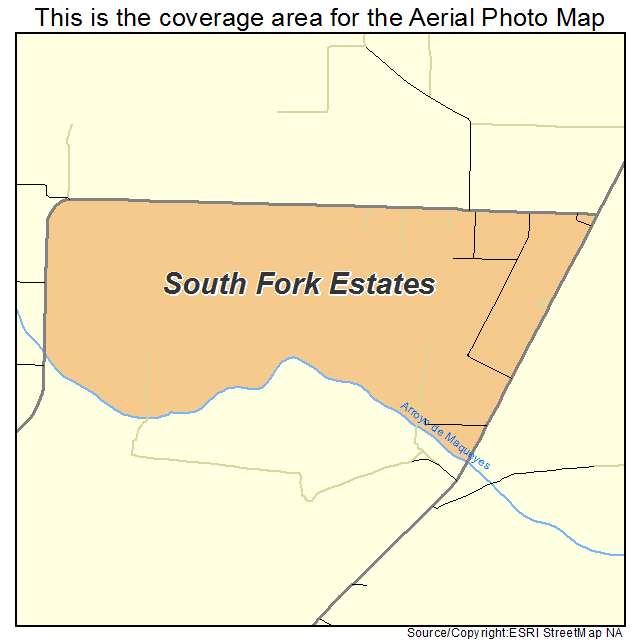South Fork Estates, TX location map 