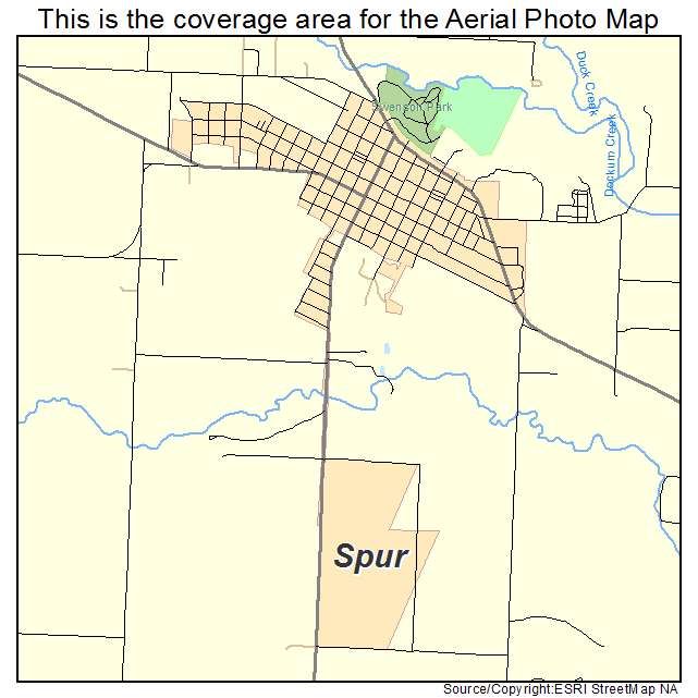 Spur, TX location map 