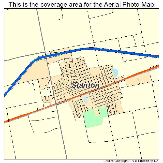 Stanton, TX location map 