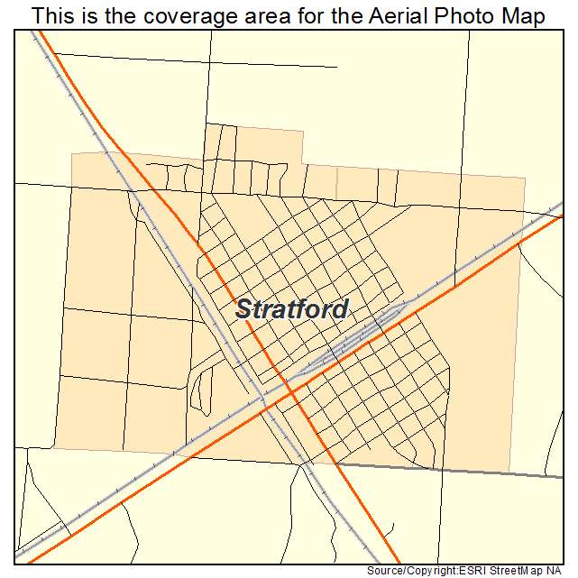 Stratford, TX location map 