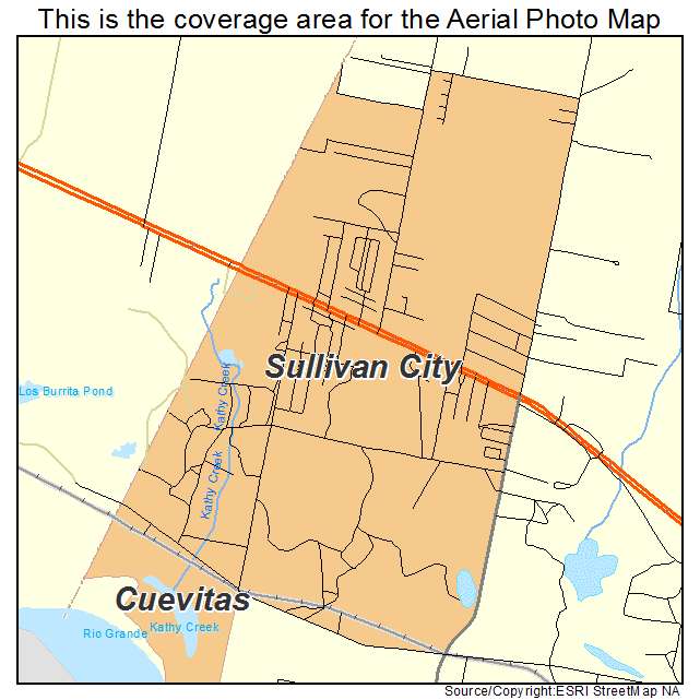 Sullivan City, TX location map 