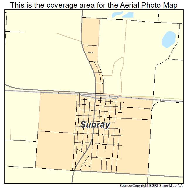 Sunray, TX location map 