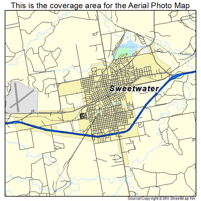 Sweetwater, TX location map 