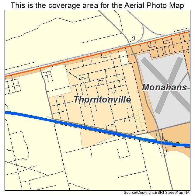 Thorntonville, TX location map 