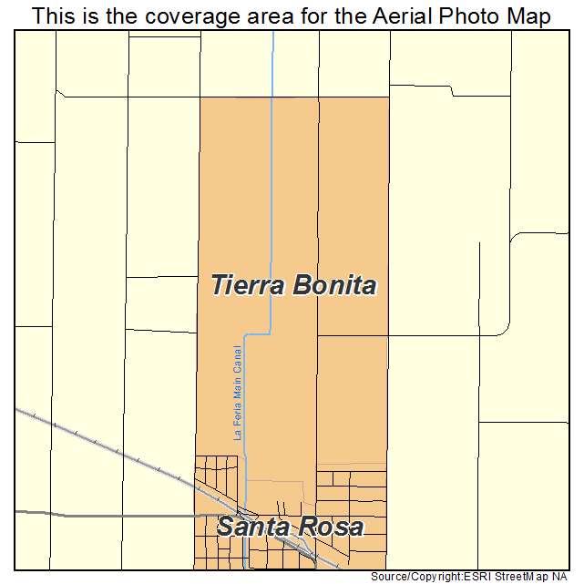 Tierra Bonita, TX location map 